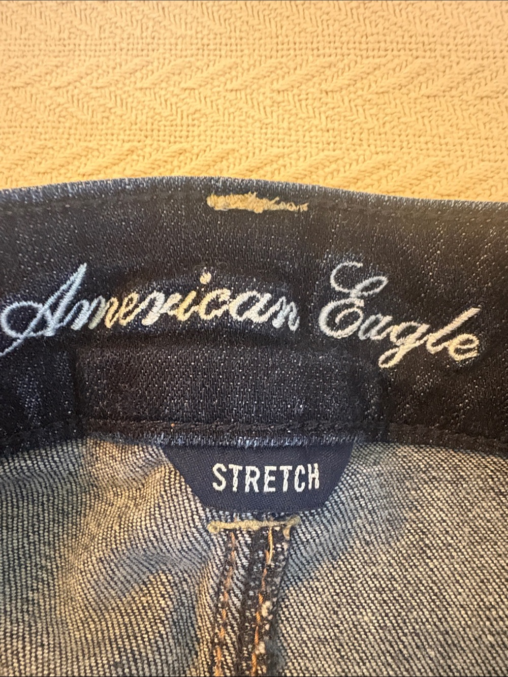 Not for sale American Eagle Outfitters Blue Stretch Denim Shorts - Picture 2 of 3